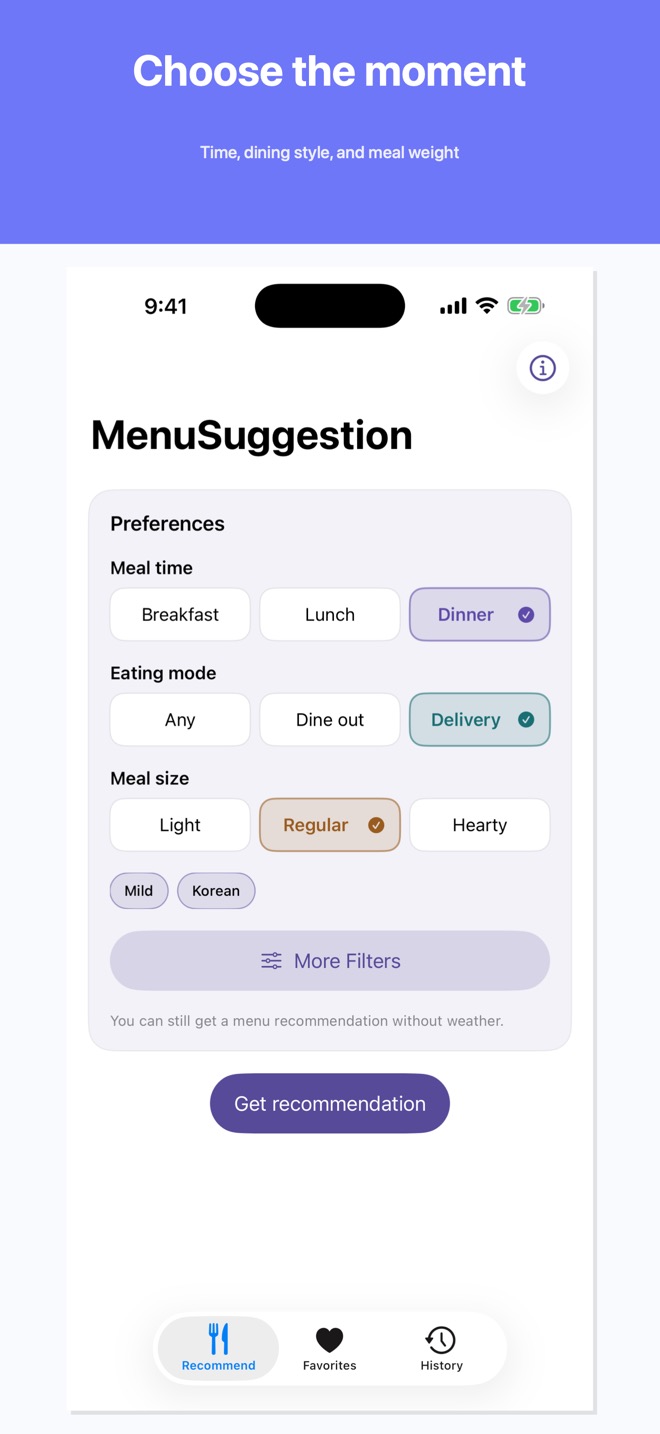 Make today’s meal decision easier
